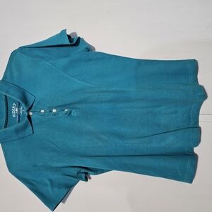 Riders by Lee Teal Blouse